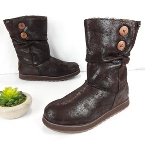 SKECHERS AUSTRALIA KEEPSAKES FAUX LEATHER BOOTS